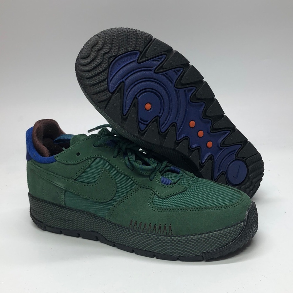 Womens Nike Air Force 1 WILD Green/Black FB2348-300 USED Size 8 - Picture 1 of 10